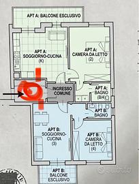 Appartamento a pochi passi a piedi da piazza tasso