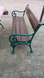 Panche in ghisa da restaurare 