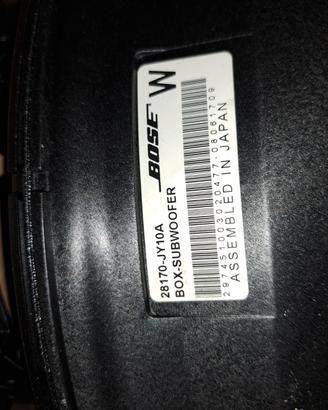 Subwoofer per auto bose