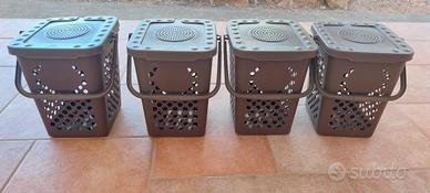 4 pattumiere per umido