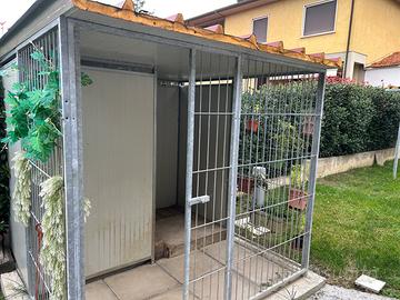 Struttura gabbia per cani poco usata