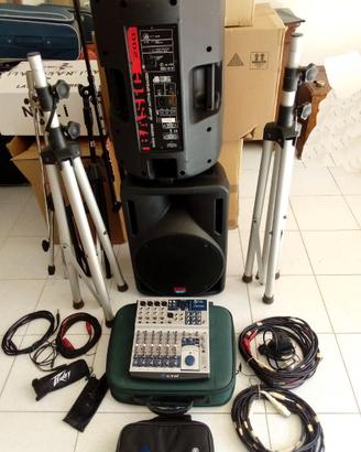 CASSE AMPLIFICATE - MIXER - MICROFONI