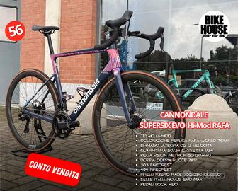 CANNONDALE SUPERSIX EVO Hi-Mod TEAM RAFA Tg.56
