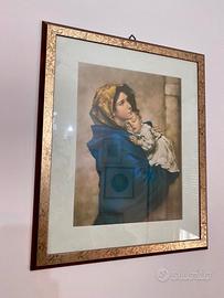 Quadro "La Madonnina" di Ferruzzi - Cornice