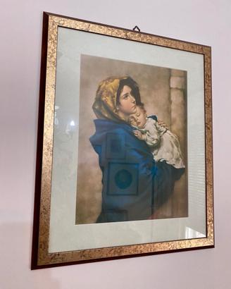 Quadro "La Madonnina" di Ferruzzi - Cornice
