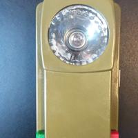Torcia militare vintage con codice Morse