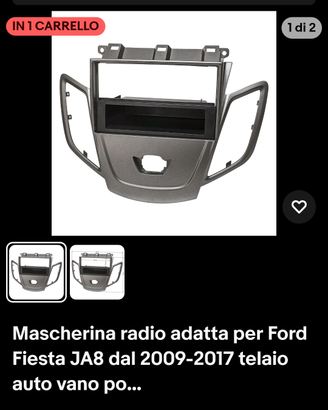Mascherina radio Ford Fiesta