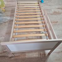 letto per bambino/bambina ikea con materasso 