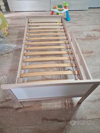 letto per bambino/bambina ikea con materasso 