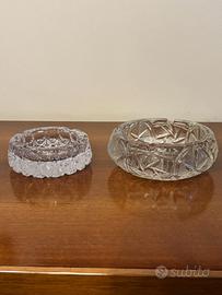 Due posacenere in cristallo 6179