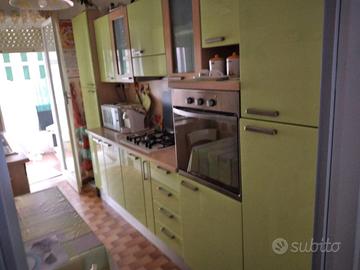 Cucina green laccata