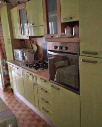 Cucina green laccata