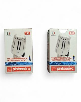 Set 2 teste termostatiche Pintossi+C