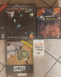 Lotto giochi thriller nuovi(anche singoli)