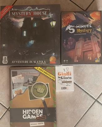 Lotto giochi thriller nuovi(anche singoli)