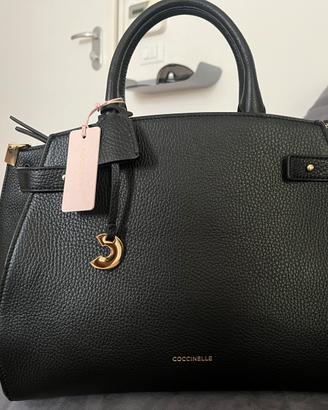 Coccinelle borsa a mano in vera pelle