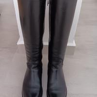 Stivali vera pelle neri by Falcomer