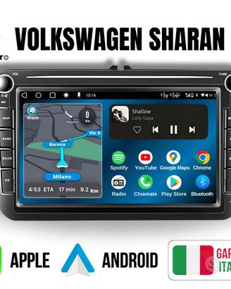 Volkswagen Sharan 8 pollici Autoradio android +KIT