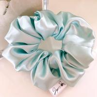 Scrunchies Elastico per capelli verde acqua nuovo