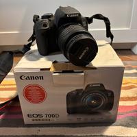 CANON EOS 700d + obbiettivo 18-55