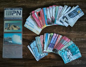 286 schede telefoniche straniere