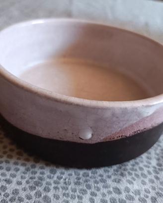 Ciotola +piatto  in ceramica, servizio x 6