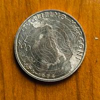 MONETA DA L 500 COMMEMORATIVA