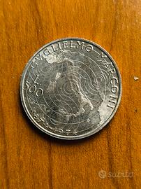 MONETA DA L 500 COMMEMORATIVA