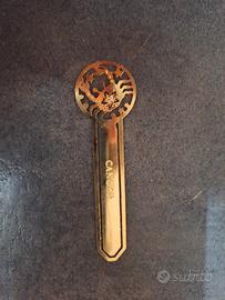 segnalibro placato 18k Cancro
