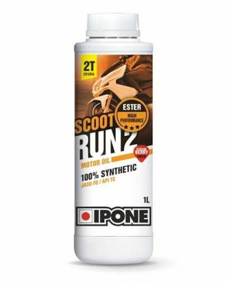 Olio miscela 2T Ipone Scoot Run2 alla fragola