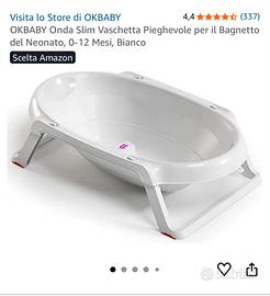 vaschetta piegheveole per bagno neonato