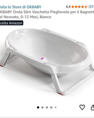 vaschetta piegheveole per bagno neonato