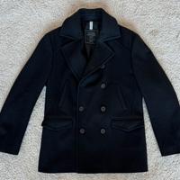 Cappotto doppiopetto nero - taglia 52