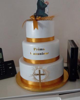 Comunione torta finta