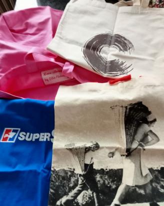 COLLEZIONE BORSE IN STOFFA E MARSUPI NUOVI