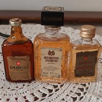 Lotto di 3 miniliquori di saronno  vintage 70s 