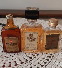 Lotto di 3 miniliquori di saronno  vintage 70s 