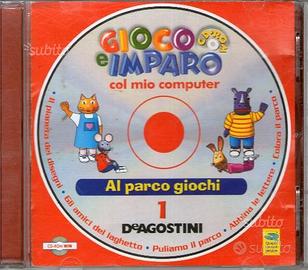 4 cd-rom gioco e imparo della de agostini