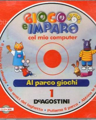4 cd-rom gioco e imparo della de agostini