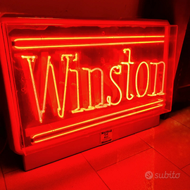 Insegna NEON SIGARETTE WINSTON ORIGINALE