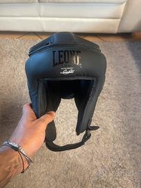 Casco da Boxe Leone 1947 Black Edition 2.0