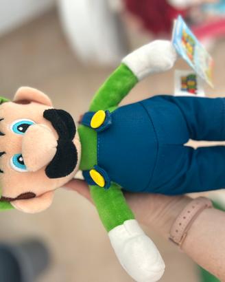 Peluche Luigi super mario originale