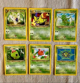 6 carte Pokémon Neo Discovery, 1 rara