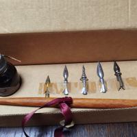 Set scrittura calligrafica