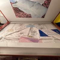 Lenzuola letto matrimoniale ricamo - corredo sposa