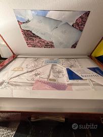 Lenzuola letto matrimoniale ricamo - corredo sposa