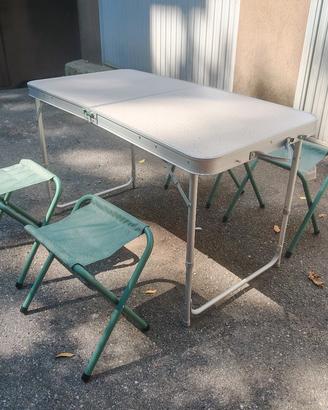 tavolino campeggio decathlon pieghevole 4 posti