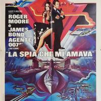 Manifesto cinema La spia che mi amava 140x100cm