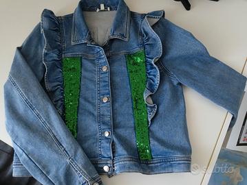 Giubbino di jeans per bambina di 13/14 anni