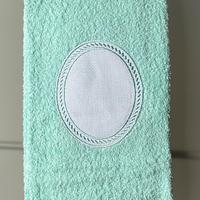 Asciugamani in cotone con tela Aida